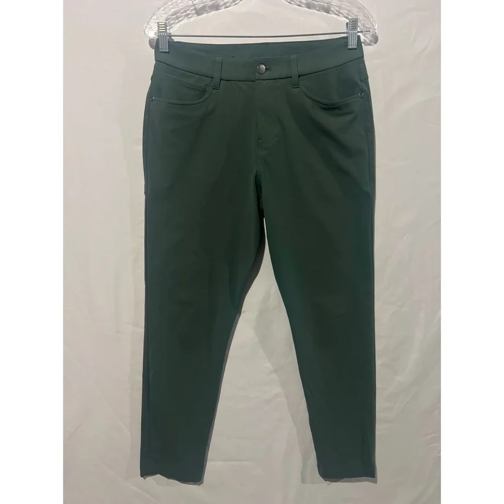 Lululemon ABC Slim-Fit Pant Men’s 28 Green Dark Forest M5AQRS